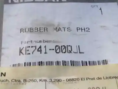 Peça sobressalente para automóvel em segunda mão conjunto estofado / cartão por nissan note (e11, ne11) 1.4 referências oem iam ke74100qjl  