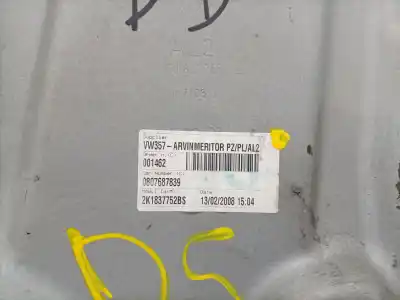 Second-hand car spare part passenger side right window regulator for volkswagen caddy ka/kb (2k) bsu oem iam references 2k1837730l  