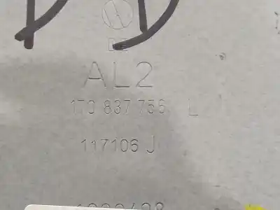 Second-hand car spare part passenger side right window regulator for volkswagen caddy ka/kb (2k) bsu oem iam references 2k1837730l  