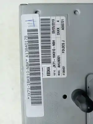 Second-hand car spare part gps navigation system for ford focus lim. (cb8) focus st sport oem iam references 2420237  jx7118k810nbj - jx7118k810nbk