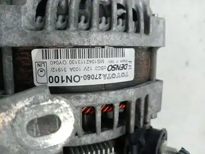 Peça sobressalente para automóvel em segunda mão alternador por toyota auris (e18) 1nd referências oem iam 27060on100  