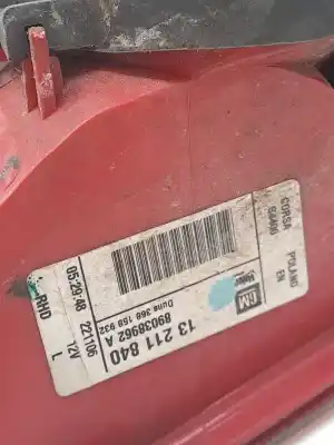 Second-hand car spare part left tailgate light for opel corsa d s-d pd11 oem iam references 93189100  