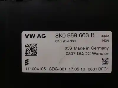Peça sobressalente para automóvel em segunda mão módulo eletrônico por audi a4 berlina (8e) a4 8e referências oem iam 8k0959663b  111004105 - 8k0959663