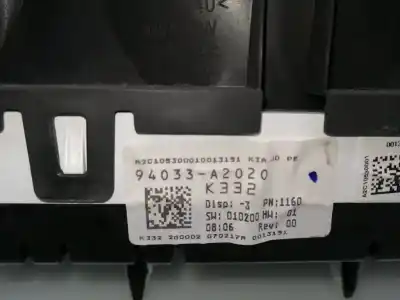 Автозапчастина б/у панель інструментів для kia ceed (jd) d4fc посилання на oem iam 94033a2020  