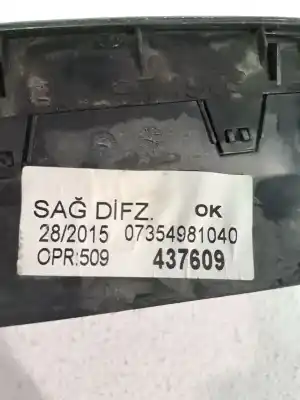 Second-hand car spare part air vent for opel combo life e opel combo oem iam references 95513356  1840017