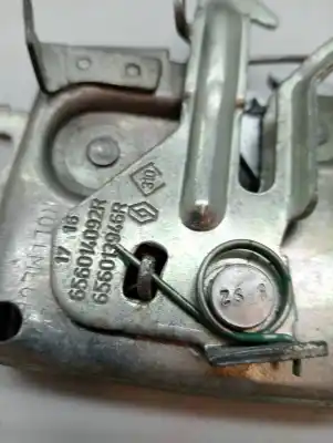 Second-hand car spare part bonnet lock for renault kangoo (f/kc0) authentique oem iam references 656014092r  