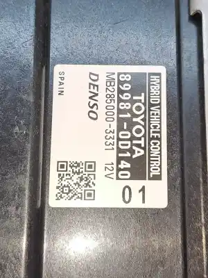Second-hand car spare part electronic module for toyota yaris toyota oem iam references 899810d140  