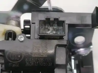 Second-hand car spare part trunk lock for audi q2 (gab) untaggable edition 150 cv / 110 kw oem iam references 81a82750509s  
