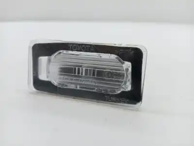 Second-hand car spare part licence plate light for toyota corolla (e15) high 124 cv / 91 kw oem iam references 8127002240