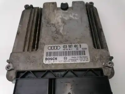 Peça sobressalente para automóvel em segunda mão centralina de motor uce por audi a8 (4e2) 3.0 tdi quattro referências oem iam 4e0907401b  0281011327