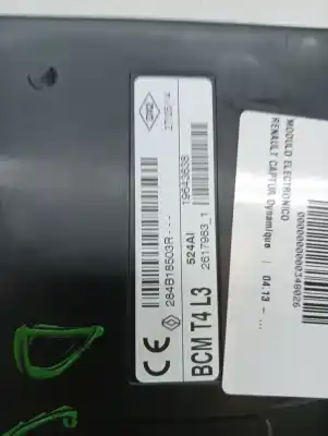 Second-hand car spare part electronic module for renault captur i h4b a4 oem iam references 284b18503r  