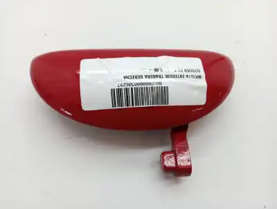 Peça sobressalente para automóvel em segunda mão puxador exterior traseiro direito por citroen c1 (pm_, pn_) 1.4 hdi referências oem iam 9101an