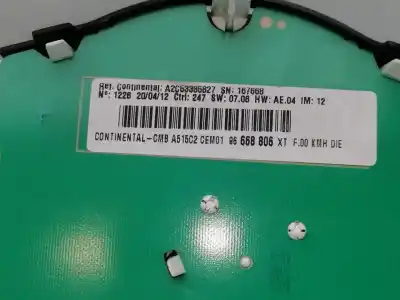 Peça sobressalente para automóvel em segunda mão quadrante por citroen c1 * referências oem iam 96668806xt  