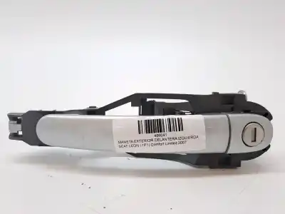 Peça sobressalente para automóvel em segunda mão puxador exterior dianteiro esquerdo por seat leon (1p1) leon 1p1 referências oem iam 6q0837885