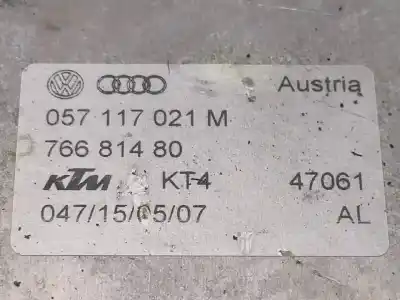 Pezzo di ricambio per auto di seconda mano radiatore olio per audi a8 (4e2) 4.2 tdi quattro riferimenti oem iam 057117021m  