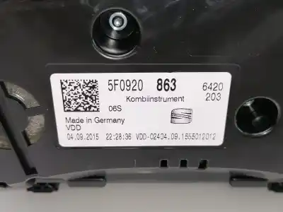 Peça sobressalente para automóvel em segunda mão quadrante por seat leon st (5f8) czc referências oem iam 5f0920863  