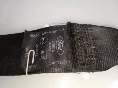 Pezzo di ricambio per auto di seconda mano cintura di sicurezza posteriore sinistra per ford c-max titanium riferimenti oem iam 4m51a611b68cc  1778062 - 34072374