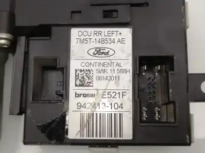 Pièce détachée automobile d'occasion moteur lève vitre arrière gauche pour ford c-max titanium références oem iam 7m5t14b534ae  942413104