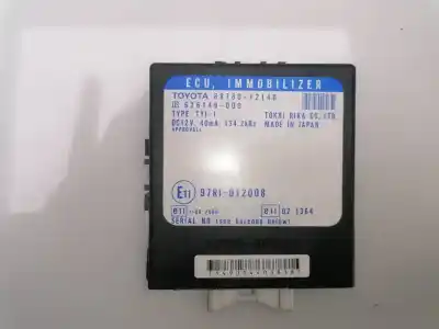 Peça sobressalente para automóvel em segunda mão Centralina De Ignição Imobilizador por TOYOTA COROLLA (E12) 1CDFTV Referências OEM IAM 8978012140  97RI012008 - 626149000