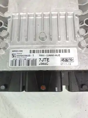 Pezzo di ricambio per auto di seconda mano centralina motore per ford c-max (cb3) 1.6 tdci riferimenti oem iam 7m5112a650aue  