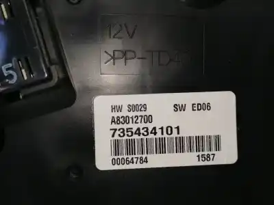 Second-hand car spare part heating / air conditioning control panel for lancia ypsilon (101) 199a2000 oem iam references 735434101  