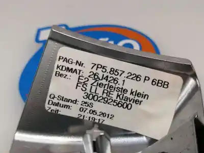 Pezzo di ricambio per auto di seconda mano modanatura per porsche cayenne (typ 9pa1) diesel riferimenti oem iam 7p5857226p  