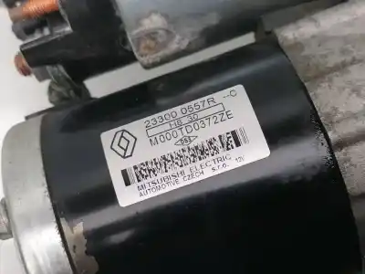 Peça sobressalente para automóvel em segunda mão motor de arranque por renault clio iv h4bb4 referências oem iam 233000557r  m000td0372ze