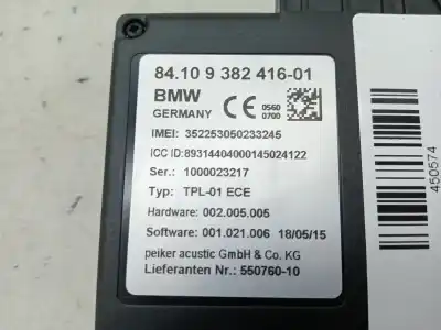 Pezzo di ricambio per auto di seconda mano modulo elettronico per mini mini (f56) one first riferimenti oem iam 55076010  8410938241601