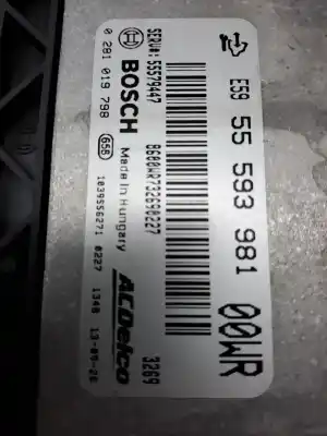 Second-hand car spare part ecu engine control for opel corsa d d-z13dtj oem iam references 55593981  