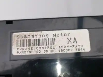 Piesă de schimb auto la mâna a doua controlul încalzire / aer conditionat pentru ssangyong tivoli ssangyong tivoli referințe oem iam 6872035000  
