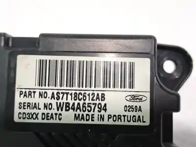 Second-hand car spare part climate control for ford s-max (ca1) titanium oem iam references 1689508  as7t18c612ab