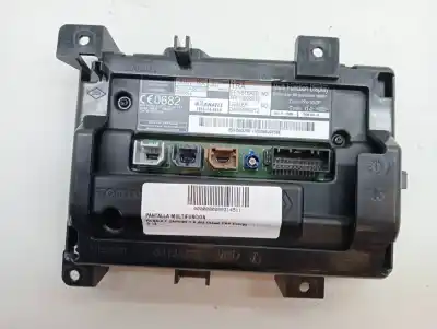 Second-hand car spare part multifunction display for renault captur i k9k d6 oem iam references 259156379r  