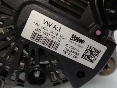 Peça sobressalente para automóvel em segunda mão alternador por seat leon (5f1) ddy referências oem iam 04l903021d  118195086 - 2715271a