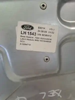 Second-hand car spare part left front window motor for ford kuga (cbv) aut.4wd oem iam references 1738645  