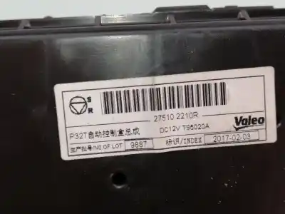 Peça sobressalente para automóvel em segunda mão comando de sofagem (chauffage / ar condicionado)  por renault kadjar k9k f6 referências oem iam 275102210r  