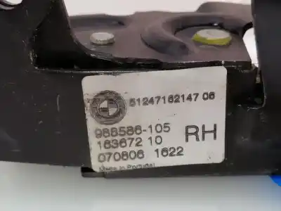Second-hand car spare part trunk lock for bmw x5 (e70) 306d5 oem iam references 51247162147  988586105
