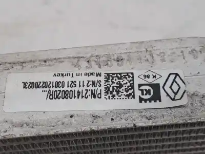 Peça sobressalente para automóvel em segunda mão radiador de água por renault clio v 1.5 dci 101 cv evolution referências oem iam 214108020r  