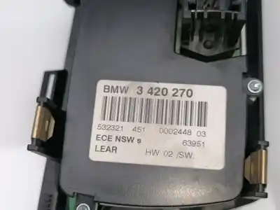 Peça sobressalente para automóvel em segunda mão comutador de luzes por bmw serie x3 (e83) d/204d4 referências oem iam 3420270  61313420270