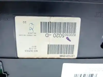 Peça sobressalente para automóvel em segunda mão quadrante por renault clio iii clio iii referências oem iam 8200305020  