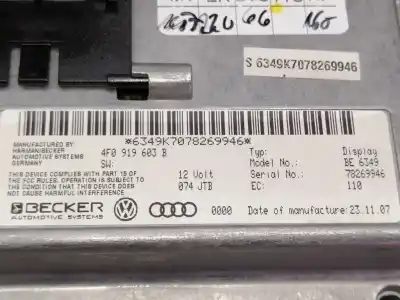 Gebrauchtes Autoersatzteil multifunktionssteuerung zum audi q7 (4l) cas oem-iam-referenzen 4l1927123avuv   Gebrauchtes Autoersatzteil multifunktionssteuerung zum audi q7 (4l) cas oem-iam-referenzen 4l1927123avuv