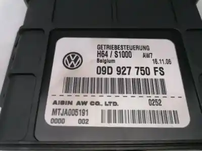 Gebrauchtes Autoersatzteil steuergerät automatikgetriebe zum audi q7 (4l) bug oem-iam-referenzen 09d927750fs   Gebrauchtes Autoersatzteil steuergerät automatikgetriebe zum audi q7 (4l) bug oem-iam-referenzen 09d927750fs