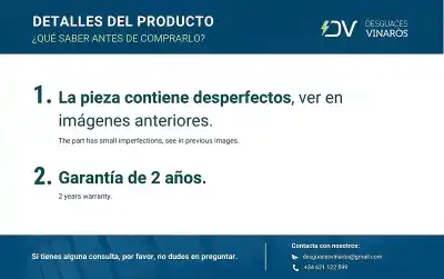 Pezzo di ricambio per auto di seconda mano avvertimento per smart forfour 1 smart passion manual riferimenti oem iam a4539051901  