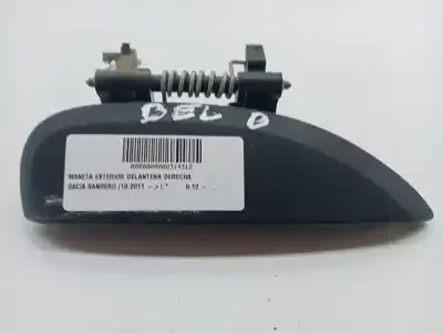 Peça sobressalente para automóvel em segunda mão puxador exterior frente direito por dacia sandero d4f f7 referências oem iam 806067028r