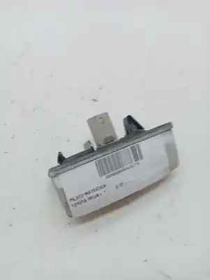 Peça sobressalente para automóvel em segunda mão luz da chapa de matrícula por toyota prius zvw30 prius advance referências oem iam 8127153011