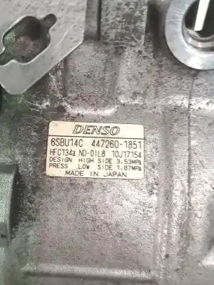 Peça sobressalente para automóvel em segunda mão compressor de ar condicionado a/a a/c por bmw serie 3 coupe (e92) e92 coupé 320d referências oem iam 4472601851  