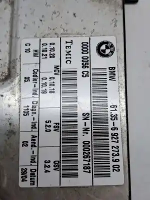 Second-hand car spare part comfort module for bmw serie 7 (e65/e66) 730ld 218 cv / 160 kw oem iam references 61356927319  