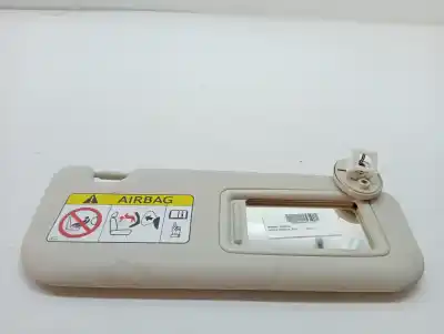 Second-hand car spare part right sunshade for toyota corolla (e15) high 124 cv / 91 kw oem iam references 7431002p60a0