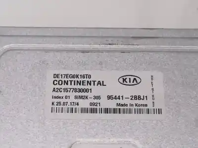 Peça sobressalente para automóvel em segunda mão unidade de controle automática da caixa de câmbio por kia niro * referências oem iam 954412bbj1  