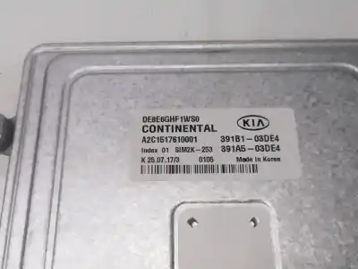 Peça sobressalente para automóvel em segunda mão centralina de motor uce por kia niro * referências oem iam 391a503de4  391b103de4