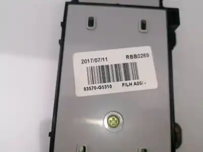Peça sobressalente para automóvel em segunda mão botão / interruptor elevador vidro dianteiro esquerdo por kia niro * referências oem iam 93570g5310  